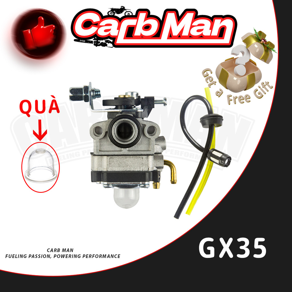 BÌNH XĂNG CON CHẾ HOÀ KHÍ MÁY CẮT CỎ GX25 - GX35 CÁC DÒNG MÁY 4 THÌ HONDA