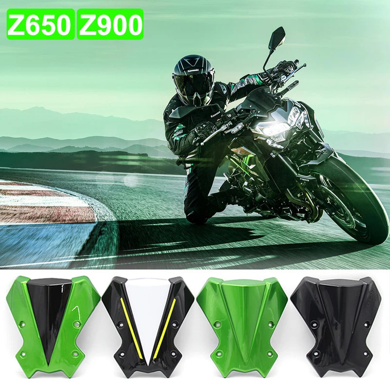VISER Dành Cho KAWASAKI Z900 Z650 Z 650 Z 900 2020 Xe Máy Mới Thể Thao Kính Chắn Gió Màn Hình Tấm Ch