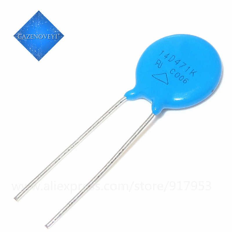 10 Mảnh TVR14471 varistor 14D471K 470V piezoresistor 14d471 chip