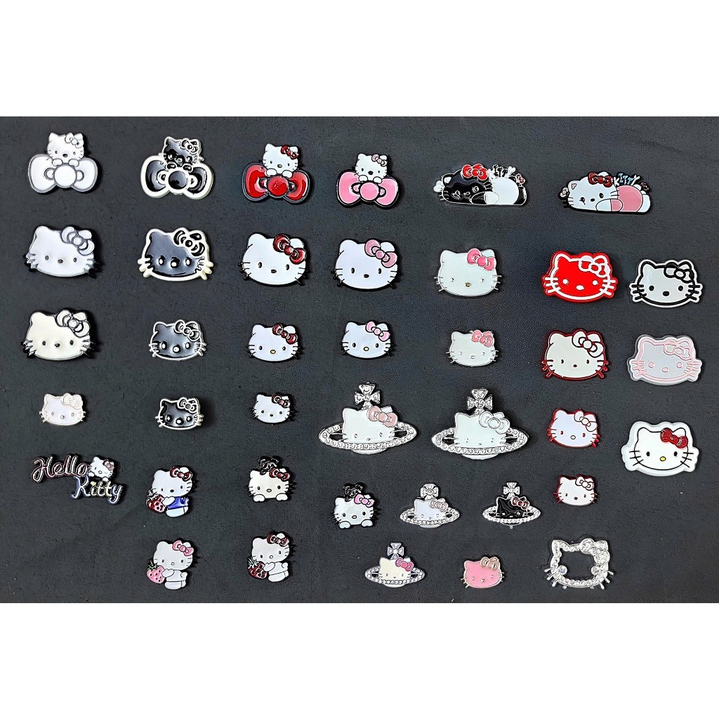BÁN LẺ : TỔNG HỢP 39 CHARM ĐẦU MÈO HELLO KITTY SIÊU CUTE DỄ THƯƠNG NHIỀU KÍCH THƯỚC