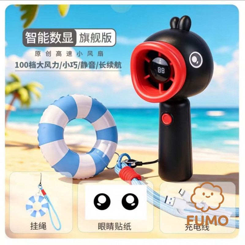 Spike Price pingu Quạt Cầm Tay Giá Trị Cao Nhỏ Chim Cánh Cụt Quạt Hoạt Hình Sinh Viên Cầm Tay Quạt N