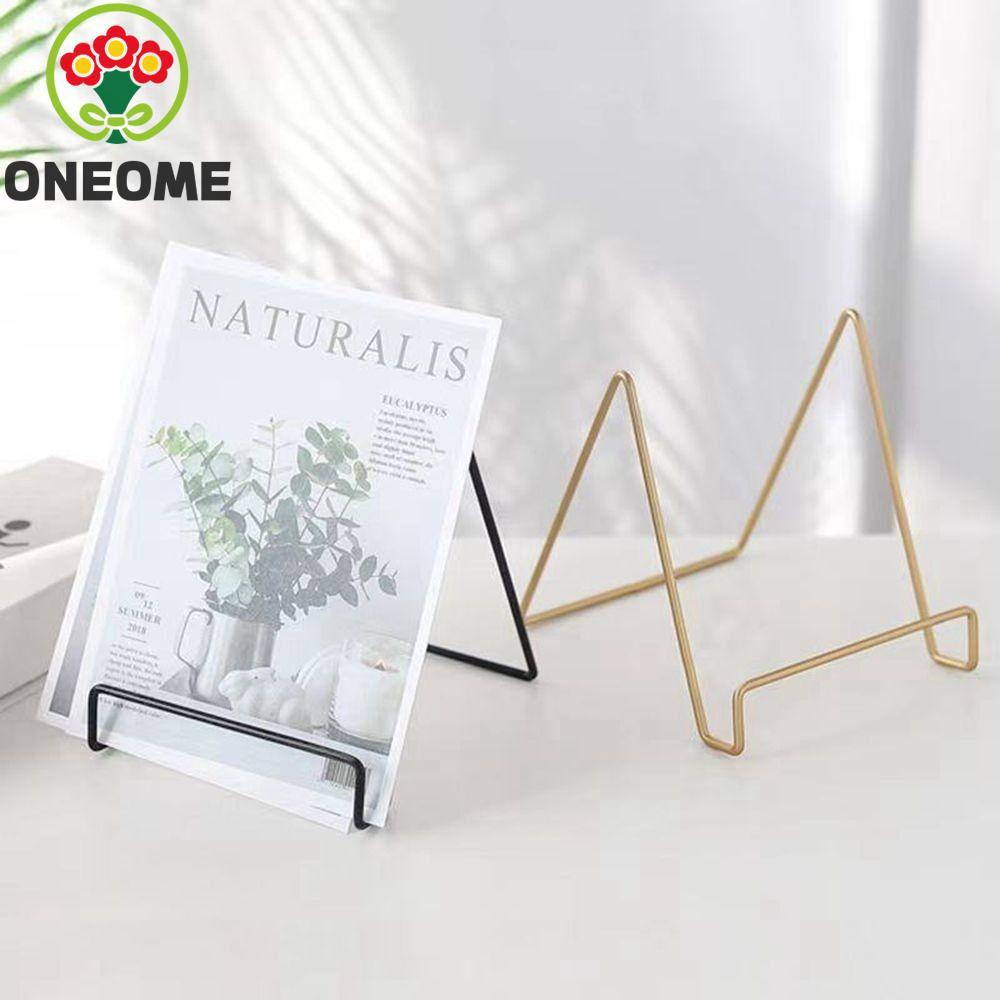 ONEOME Iron Magazine Rack, File Picture Book Storage Rack, INS Collection Ảnh Báo Hiển Thị Giá Đỡ Để