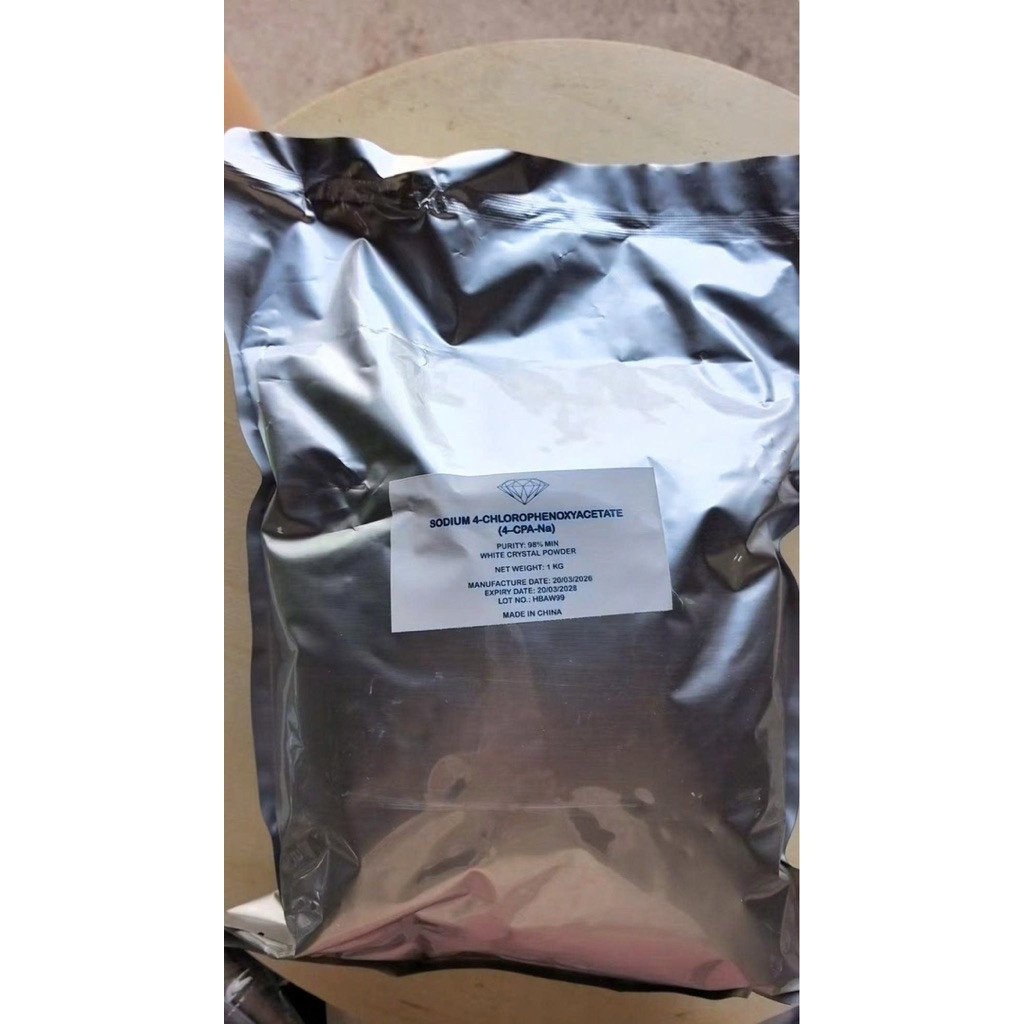 4CPA - NA 98% TC  SODIUM 4 - CHLOROPHENOXYACETIC ACID ** HẠN CHẾ RỤNG TRÁI NON, TĂNG KÍCH THƯỚC QUẢ