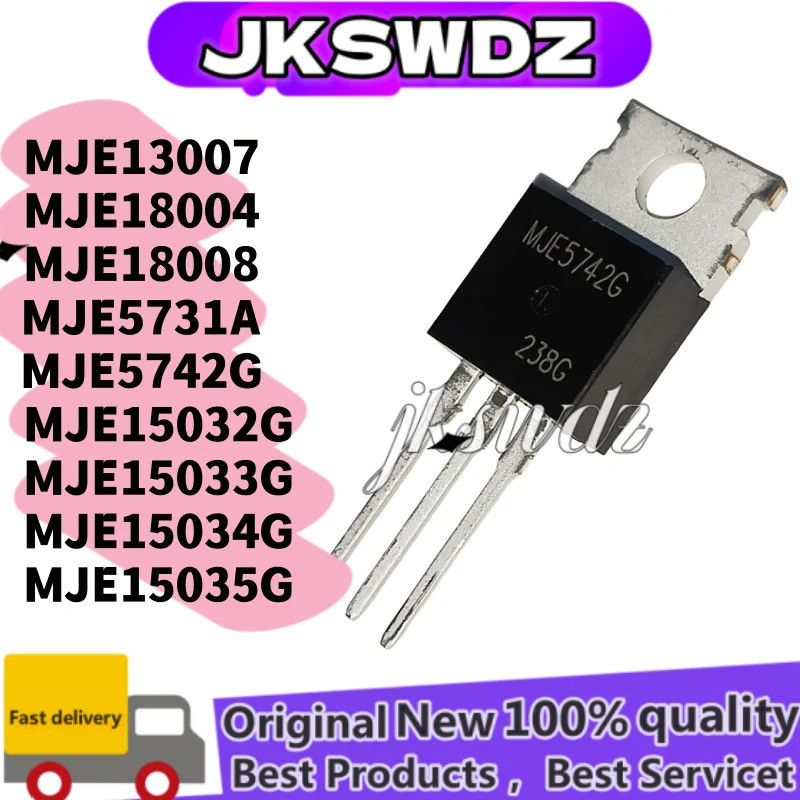 1-5 CHIẾC MJE13007 MJE18004 MJE18008 MJE5731A MJE5742G MJE15032G MJE15033G MJE15034G MJE15035G TO-22