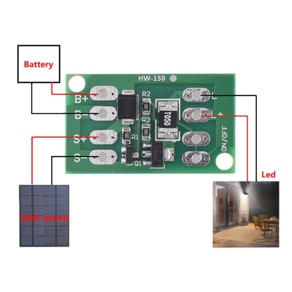 [NISO]Lithium Battery Charger Durable Performance Efficient Charging Outdoor Lighting