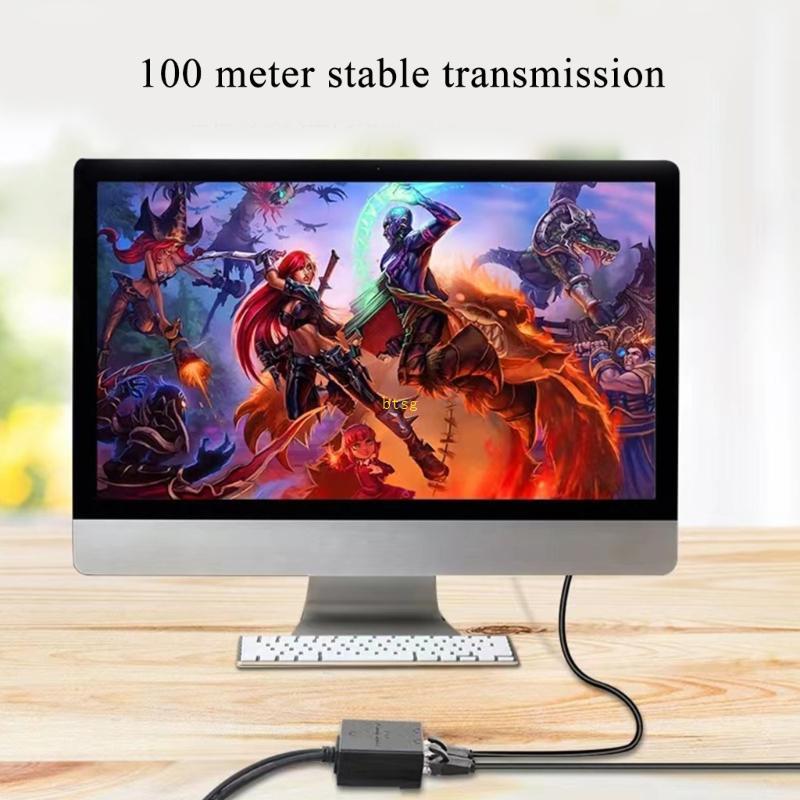 Btsg Ethernet Splitter Rj45 Cáp Adapter 1 Đến 2 Nữ Tốc Độ Internet Lan Kết Nối 2 Cổng