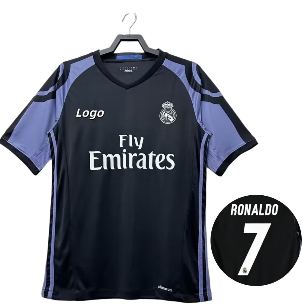 Áo sơ mi bóng đá ngắn tay thứ ba của Real Madrid 2016 / 17 Real Madrid Retro Edition dành cho nam #7