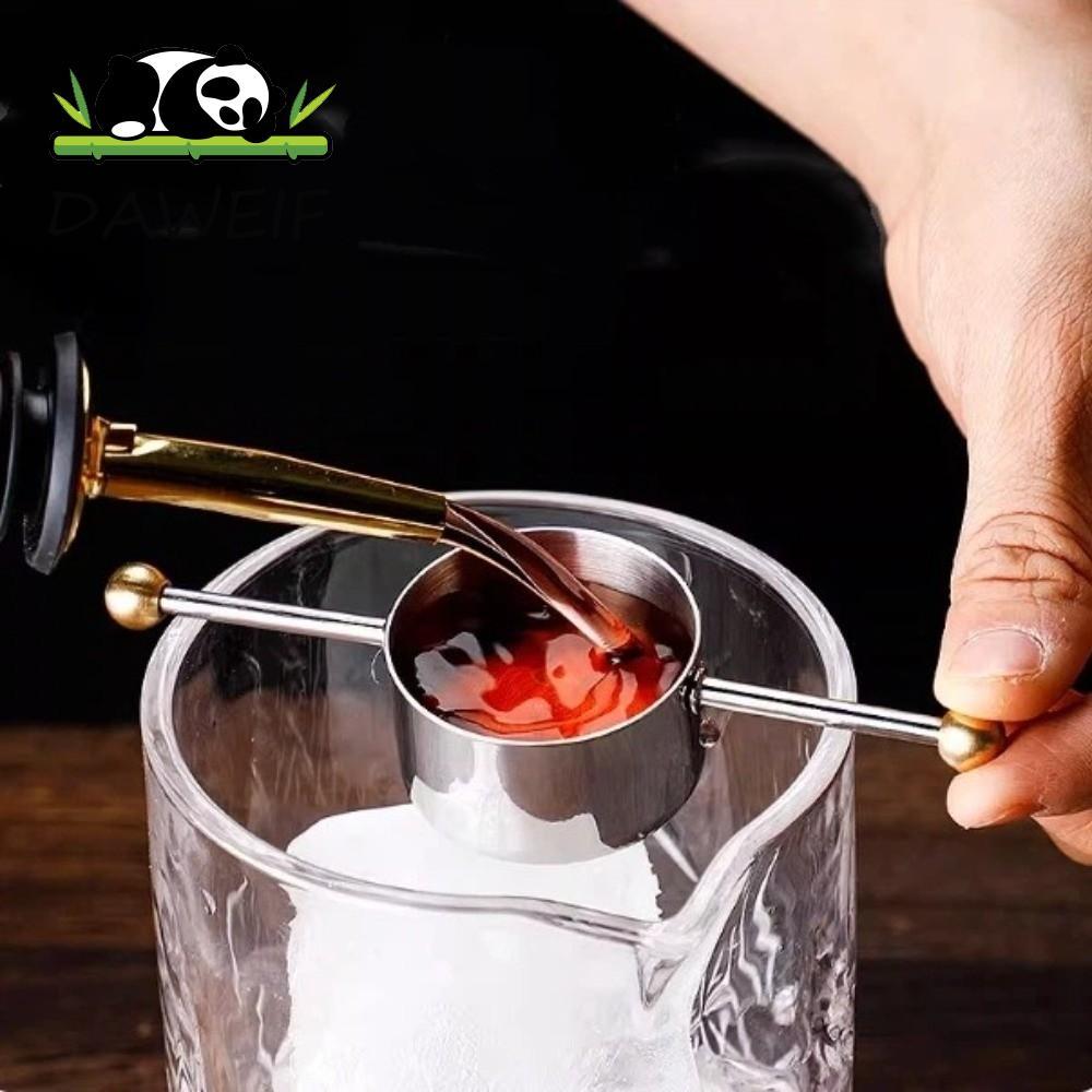 DAWEIF Cocktail Jigger, Cốc đo thanh dài 30ml, Thiết kế hạt đôi bằng thép không gỉ phù hợp Dụng cụ đ