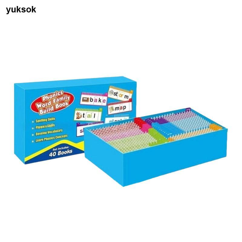 Yuksok Word Families Phonics Flashcards để xây dựng từ vựng Tuổi 4-8 Trang chủ