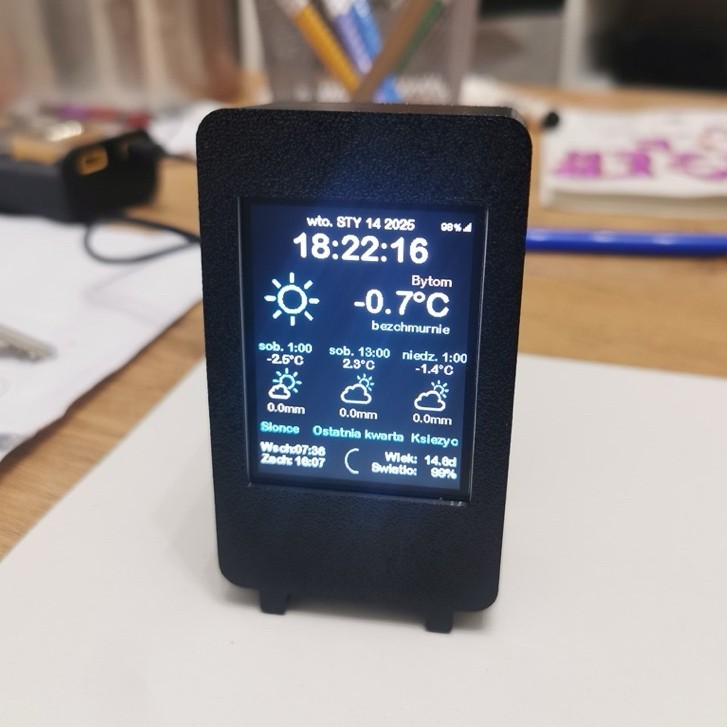Vỏ In 3D Xiaozhi AI Chatbot - Phiên Bản Màn Hình 2.4 Inch Cao Cấp