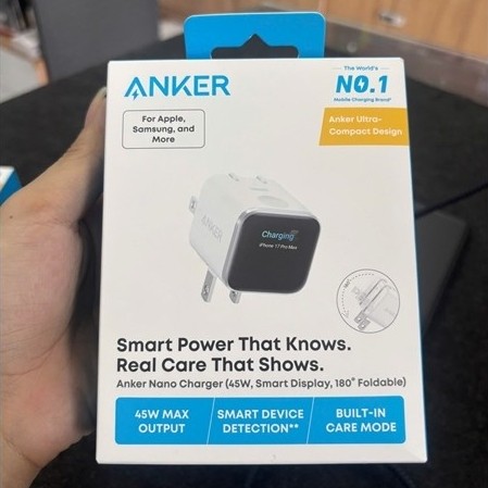 Củ sạc nhanh Anker Nano A121D 45W
