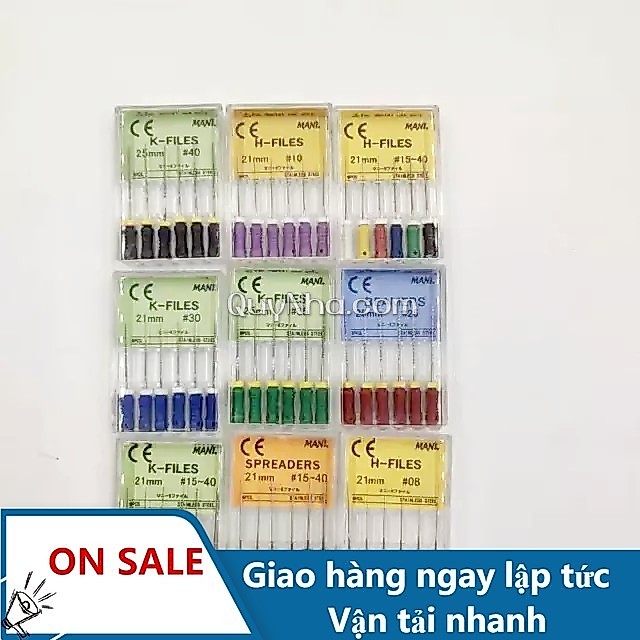 Tệp Nong H-file + K-file (sản phẩm nha khoa)