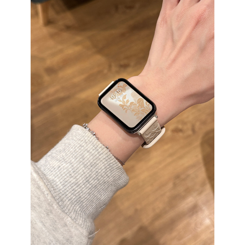 Thích hợp cho Xiaomi Mi Band 8Pro Dây đeo silicon 9Pro Mùa hè dành cho nữ Smart Redmi WATCH 5Redmi W