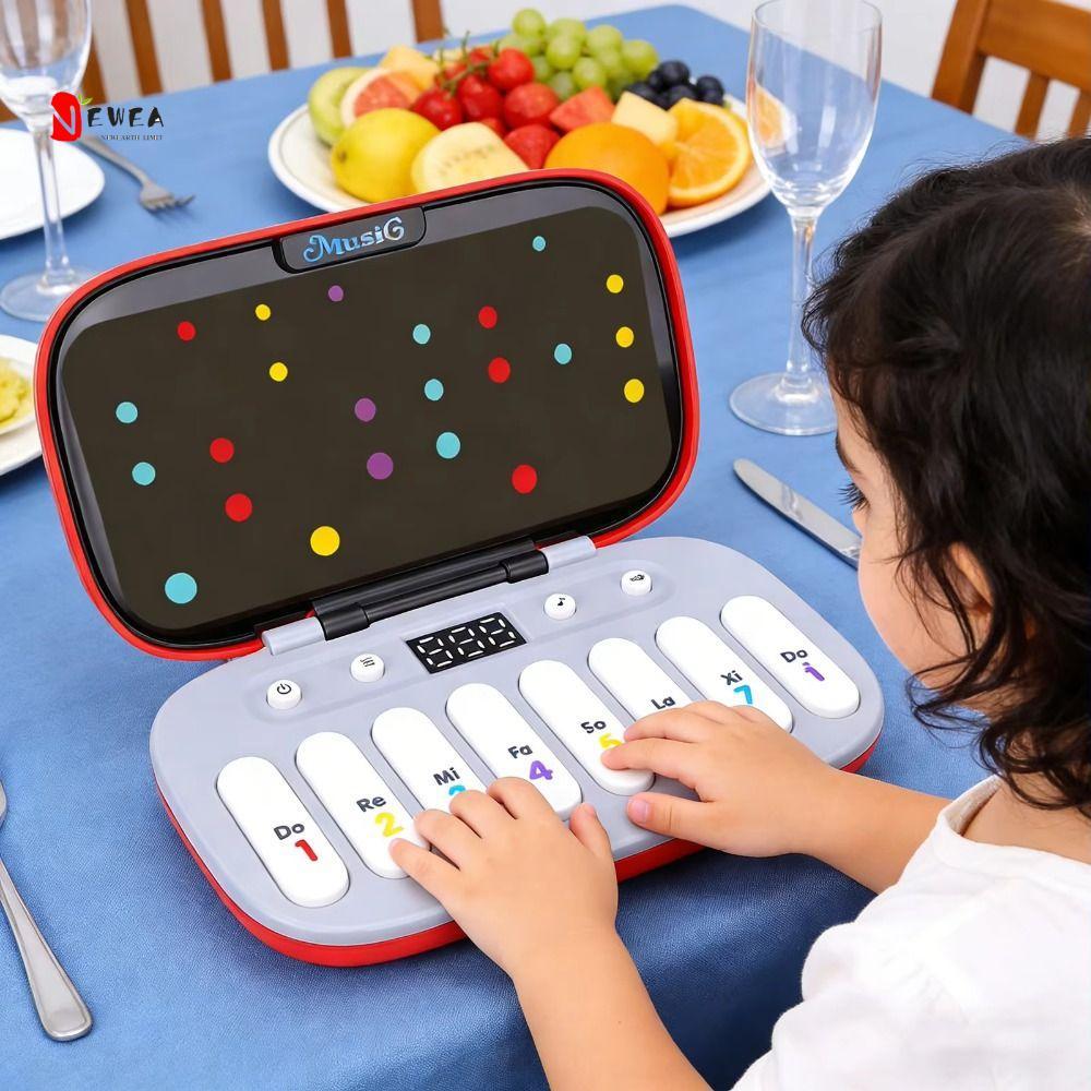 NEWEARTH LIMIT Đồ chơi bàn phím điện tử Mini, Montessori Music Play Portable Kid Pocket Piano, Đồ ch