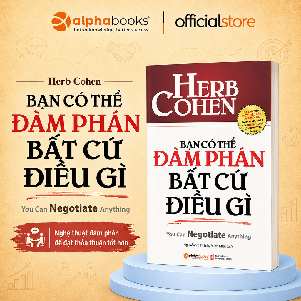 Sách - Bạn có thể đàm phán bất cứ điều gì (tái bản mới nhất)