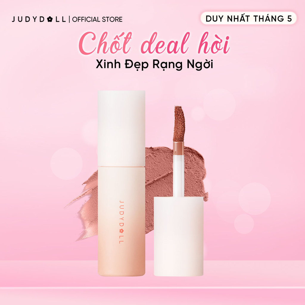 JUDYDOLL Son kem bùn Lip Mud Mịn lì Lâu trôi Che phủ vân môi Không dính cốc 3,3 g | BigBuy360 - bigbuy360.vn