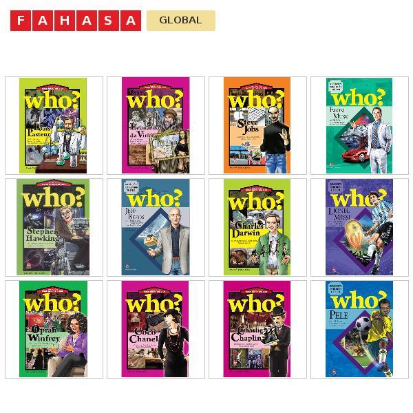 Bộ Sách - Who? Chuyện Kể Về Danh Nhân Thế Giới (Nhiều Nhân Vật)