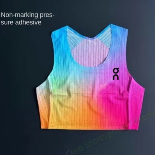 Marathon Adhesive Seamless Sport Top Women's Vest Fitness Long Jump High Jump Outdoor Quick-Drying B