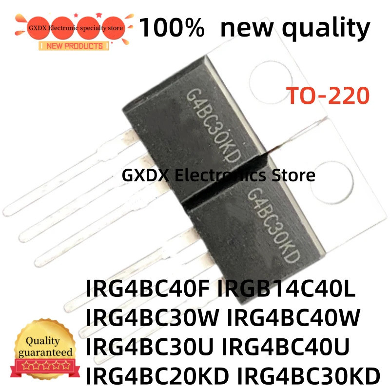 5 Chiếc IRG4BC40F IRGB14C40L IRG4BC30W IRG4BC40W G4BC40F GB14C40L G4BC30W G4BC40W G4BC30U G4BC40U G4