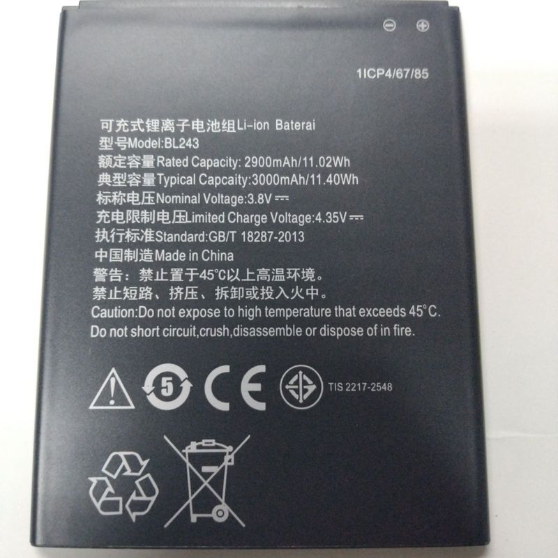 Thích hợp cho Pin Lemon k3note K50-T5 K50-T3S A7600-M BL243 Pin Điện Thoại Di Động