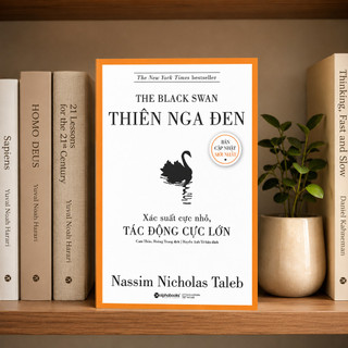 Sách - Thiên Nga Đen: Xác Suất Cực Nhỏ, Tác Động Cực Lớn - Nassim Nicholas Taleb (Alpha Books)
