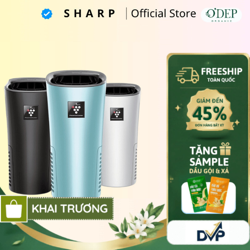 Máy lọc không khí và tạo Ion cho xe hơi Sharp IG-NX2E - Bảo hành chính hãng 12 tháng - SHOP DVP