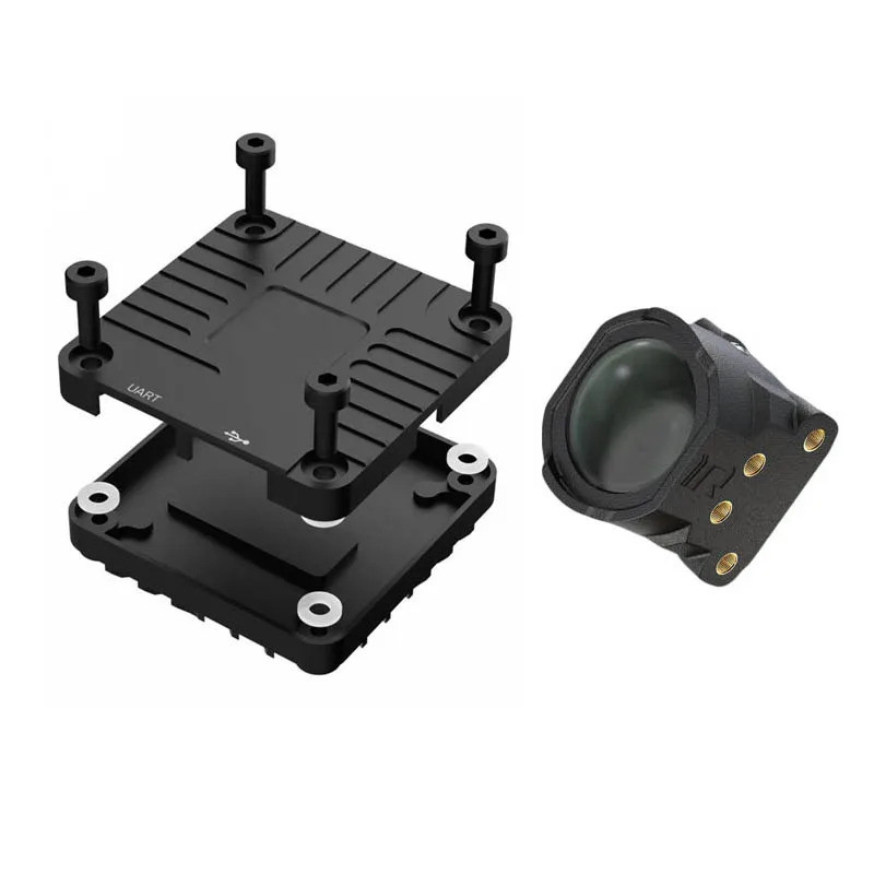HB 1 Bộ Dành Cho DJI O4 Air Unit Lite Tản Nhiệt Ống Kính Góc Rộng Truyền Video Vỏ Tản Nhiệt w Gioăng