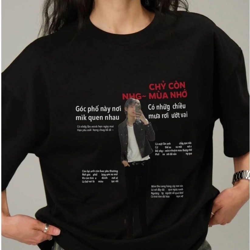 |In Áo Theo Yêu Cầu| Áo Phông T Shirt Nam Nữ Custom Hình In RinK Tee - Juhoon Boi Phố (Custom Text)