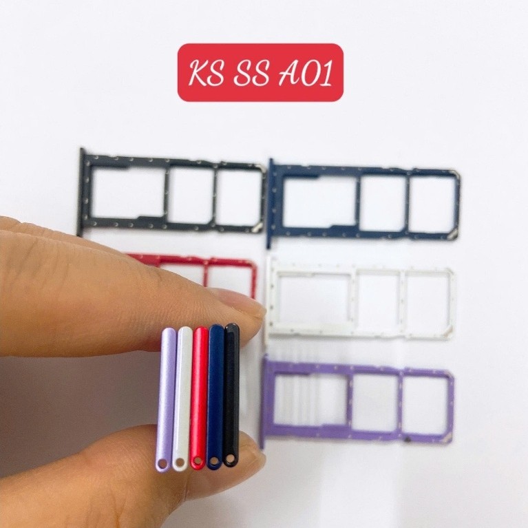 Khay đựng sim samsung a01, khay để sim, khay sim sam sung a015, tray sim, sim holder ss a01.
