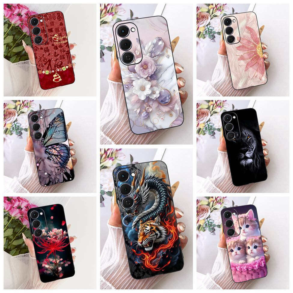 Vỏ Cho Tecno Spark 40 Pro Plus Ốp điện thoại KM7 Thẩm Mỹ Hoạt Hình Dễ Thương Thời Trang Bướm Ngộ ngh
