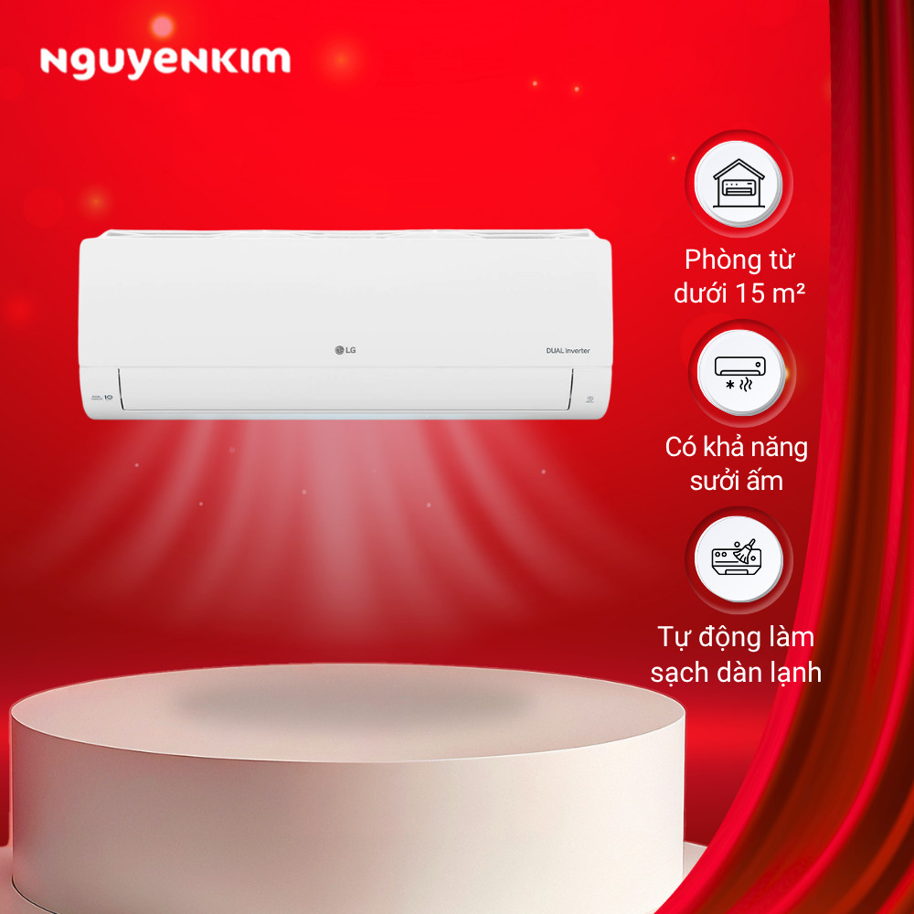 [Lắp đặt 0đ] Máy lạnh/Điều hòa LG Inverter 1 HP B10END1 - Hàng chính hãng