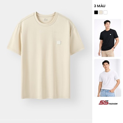Áo Thun Nam Ngắn Tay 5S FASHION Basic, Vải Mát, Thấm Hút Tốt, Thiết Kế Trẻ Trung M0ATS26021