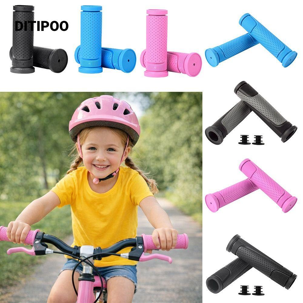 DITIPOO Tay nắm xe đạp trẻ em, chống trượt, êm ái, thiết kế công thái học, phù hợp ghi đông MTB và B