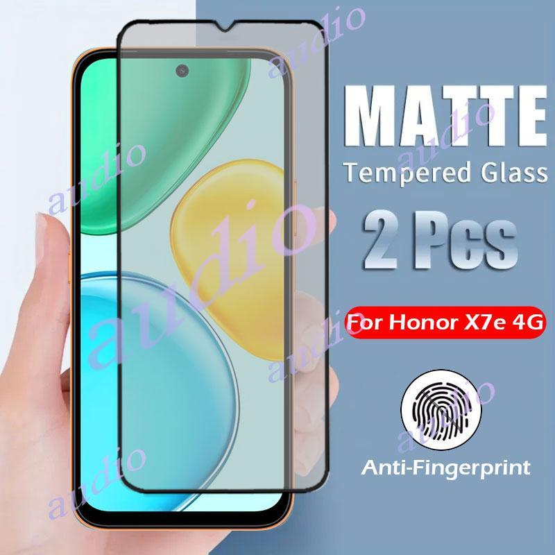 HONOR X7e 4G 5G Full Cover Kính cường lực mờ cho Honor X7e X7E HonorX7e 4G 5G Phim bảo vệ màn hình m