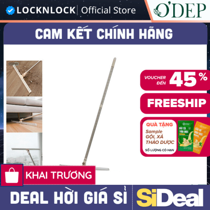 Cây lau sàn phẳng , gạt nước sàn nhà , chổi gạt kính đa năng Sweepy - ETM975 - SIDEAL SIL