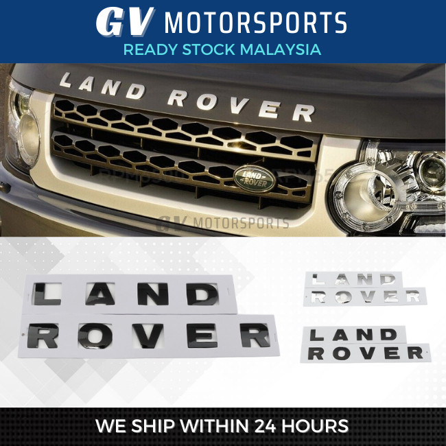 Land Rover Range Rover 3D Letter Car Hood Bonnet Cover Biểu tượng cho Land Rover Range Rover