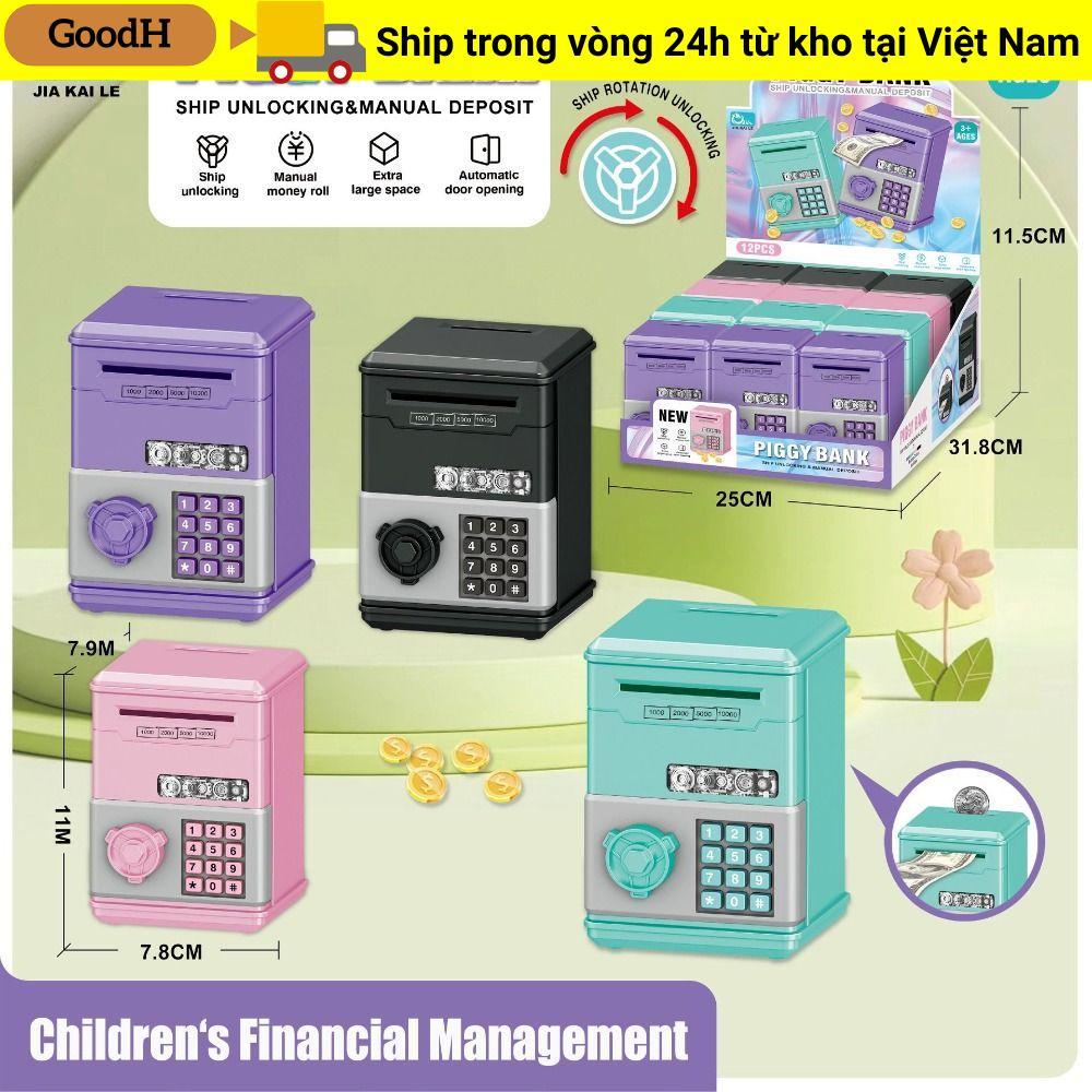 GOODH Đồ Chơi Trẻ Em Heo Đất, Mật Khẩu ATM Hộp Tiền Tiết Kiệm Tiền, Quà Tặng Trẻ Em Mini Đồ Chơi Tiế