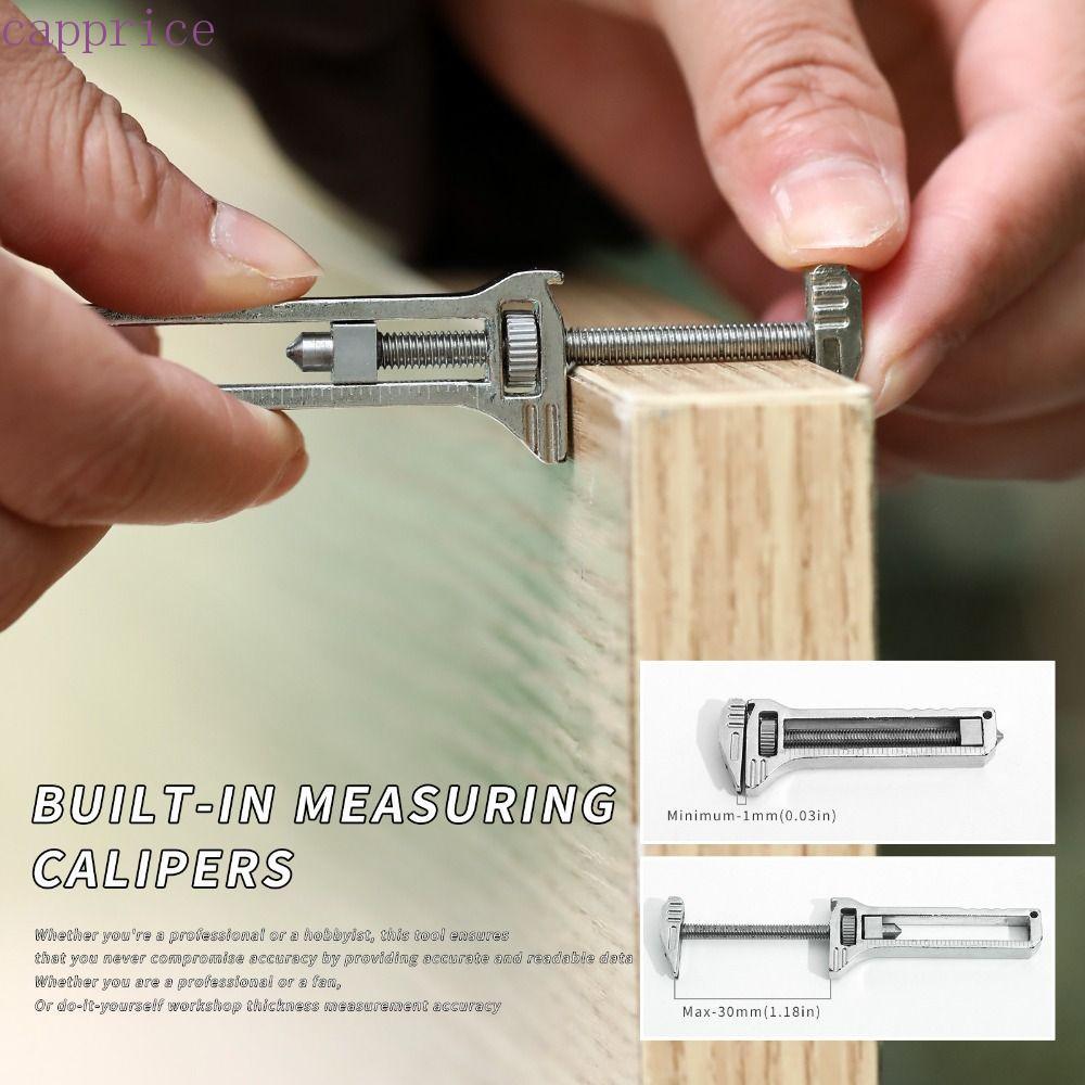 CAPPRICE Mini Caliper Tool, 10 trong 1 Chức năng Caliper Công cụ đa chức năng, Di động trong phạm vi
