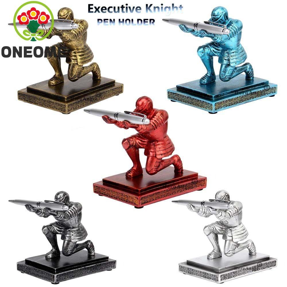 ONEOME Executive Knight Pen Holder, Executive Knight Armor Hero Hero Hero Pen Holder, Văn phòng phẩm