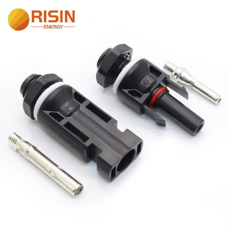 Risin MC4 Bảng quang điện gắn bảng điều khiển năng lượng mặt trời Hộp nối DC Connector