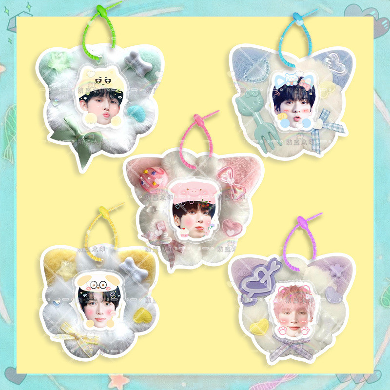 TXT TXT TXT TXT Sang Trọng Mặt Dây Chuyền Schoolbag DIY Handmade Đồ Trang Trí Ngôi Sao Hỗ Trợ 5.27 A