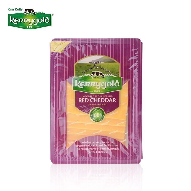 đối với phô mai lát Golden Kelly White Cheddar, phô mai lát vị nhẹ.150g Bản gốc từ Ireland cheddar