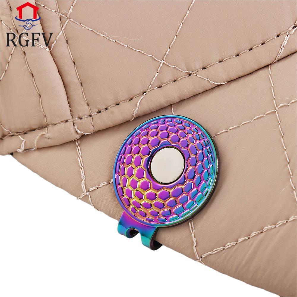 RGFV Golf Ball Marker 20 / 25mm Ball Marker Holder 20 / 25mm Golf Training Aid Kim Loại Golf Marker 