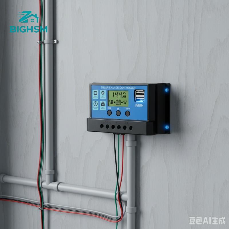 Bộ điều khiển sạc năng lượng mặt trời BIGHSM Bảng điều khiển năng lượng mặt trời 10A / 30A Bộ điều k