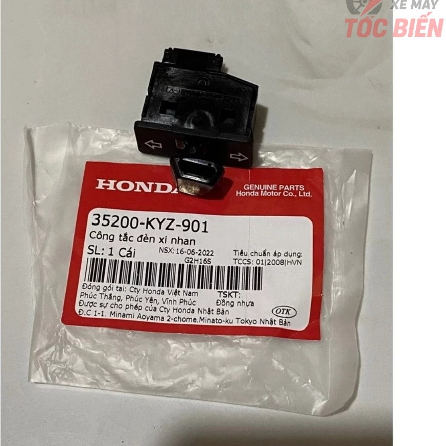 Công Tắc Đèn Xi Nhan Future 125, Rsx110 35200KYZ901 - Tốc Biến Gara