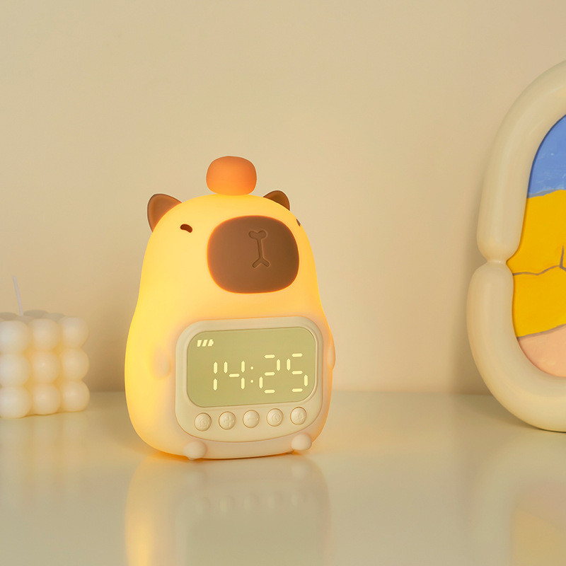 Popular~Kabala Smart Alarm Clock with Night Light - Integrated Bedside Alarm Clock for Students, Des
