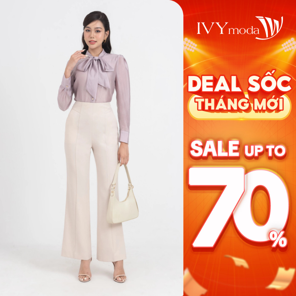 Quần ống loe Tuysi nữ IVY moda MS 22M8525