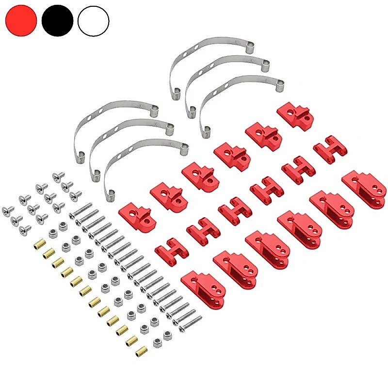WPL 4x4 6x6 Thép Giảm Sốc Treo Lá Lò Xo Cho WPL B14 B24 B1 B16 B36 JJRC Q60 Q63 Q75 1 / 16 RC Xe Nân