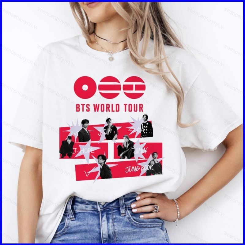 GN BTS Bangtan Kpop Merch Áo thun Rm Jin Suga Jhope Jimin V Jungkook trở lại tee NG