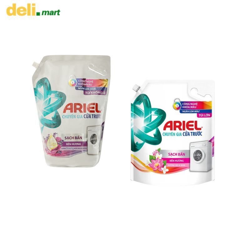 ARIEL Nước giặt cửa trước size siêu đại 3,7L hương sen nhài, hoa oải hương